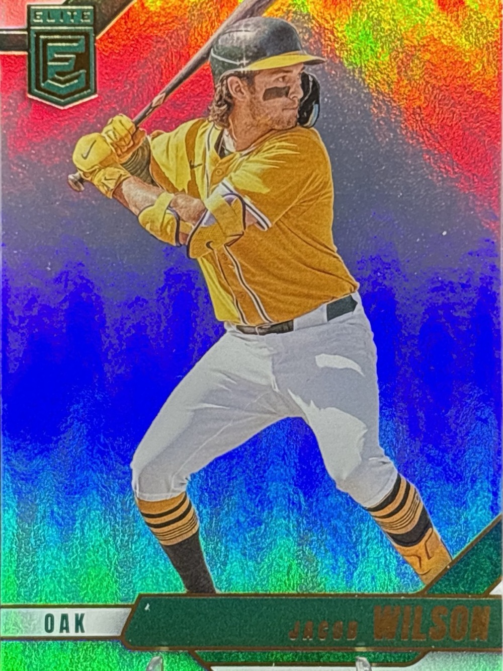 Panini Oak Jacob Wilson Rookie Baseball Trading Card